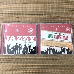 Pottery Barn Christmas Holiday CDs set of 2